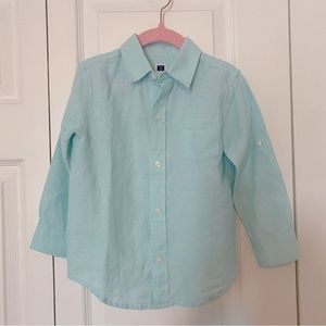 Janie and Jack Mint Green Button-Down Shirt